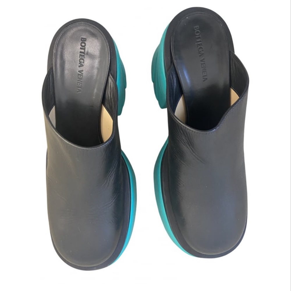 Bottega Veneta leather lug soled clogs